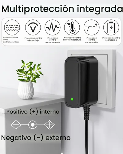 Vista 6 de Adaptador de corriente 5V 2A Cargador de 5V Fuente de alimentación CC para conmutación regulada con 10 tomas intercambiables para 2000mA 1500mA