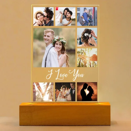 Vista 23 de Marco de fotos personalizado, marcos de fotos personalizados, regalos de fotos personalizados de aniversario para mujeres, hombres, ella, él, novia