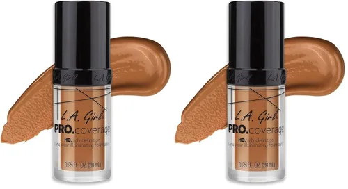 Vista 20 de Base de maquillaje líquida L.A. Girl Pro Coverage, Beige