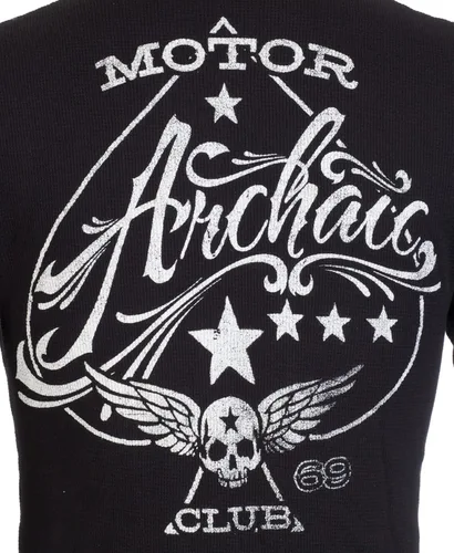 Vista 7 de Archaic by Affliction - Camisa térmica para hombre, color negro