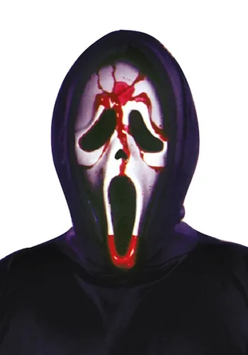 Vista 2 de Disfraz de Adulto de Ghost Face Sangrante Multicolor
