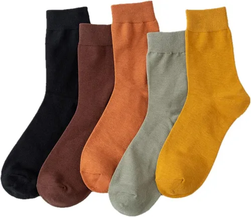 Vista 6 de Losa Kute 510 Pairs Crew Socks for Women Soft Cotton Socks Size 5-9 9-11