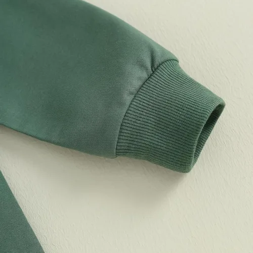 Vista 4 de Sasaerucure Traje de Navidad para bebé recién nacido, ropa de una pieza, manga larga, mameluco, pantalones