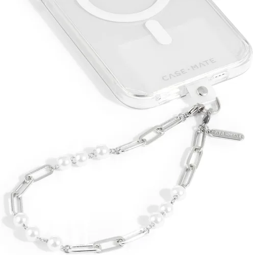 Vista 11 de Case-Mate Correa de muñeca con dije de teléfono, cadena dorada/cuero negro Detachable Anti-Theft Phone Strap - Hands-Free iPhone Wrist Strap for