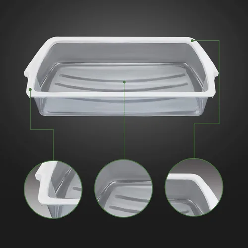 Vista 7 de 2 PAQUETES W10321304 Estante para puerta de refrigerador de AMI PARTS Compatible con la estantería de refrigerador Whirl-pool reemplazo WRS325FDAM02