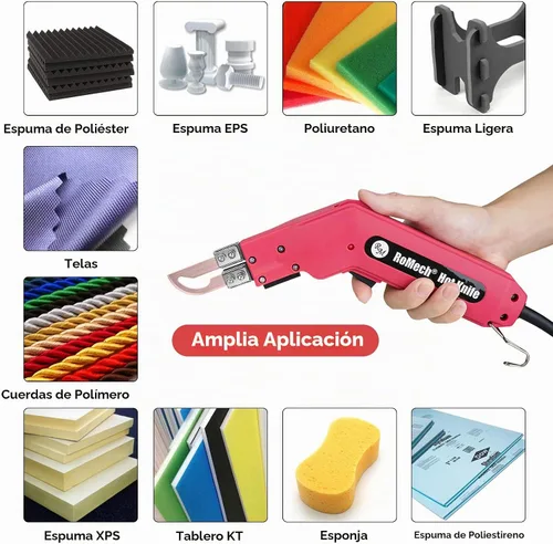 Vista 5 de Foam Cutter Pro Cuchillo Eléctrico Caliente, Kit de Herramientas de Corte de Espuma de Poliestireno de 100W - con Estuche de Servicio Pesado