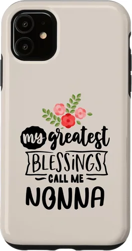 Vista 8 de My Greatest Blessings Call Me Nonna Italian Grandma Women Case for iPhone 17