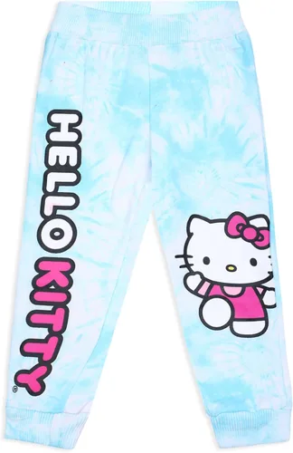 Vista 5 de Hello Kitty Sanrio Girls 2 Pack Joggers for Big Kids - PinkBlueRedGrey