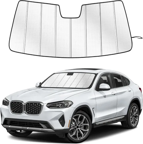 Vista 9 de Parasol para parabrisas para Honda CR-V 2017-2022, diseño plegable de acordeón de ajuste personalizado, accesorios de automóvil, protector de visera
