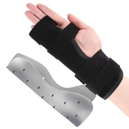 Vista 9 de Pinky & Ring - Soporte para férula de dedo izquierdo para fractura de boxeador, dedo de mazo y dislocación, artritis, esguince, roto, inmovilizador