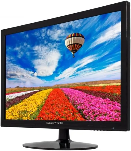 Vista 5 de Sceptre Monitor LED delgado de 24 pulgadas 75Hz con altavoces integrados HDMI VGA, nuevo negro (E248W-19208A)