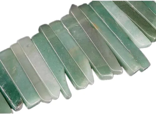 Vista 10 de Cuentas de cristal de amatista natural, tira plana irregular, cuentas sueltas de palo para hacer joyas, cristal curativo, pulido o crudo en la parte