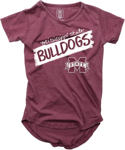 Vista 23 de Wes and Willy NCAA - Camiseta Burnout para niñas S/S