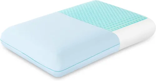 Vista 10 de EGOHOME Almohada de espuma viscoelástica de gel refrescante, funda de enfriamiento reversible, soporte para el cuello para dormir de lado, espalda