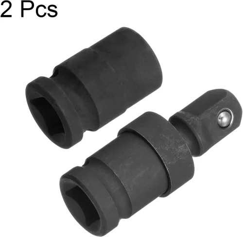 Vista 3 de HARFINGTON Zócalo poco profundo de impacto de 0.591 in de acero CR-MO con adaptador de enchufe giratorio universal de 360 grados