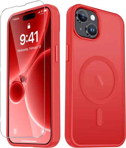 Vista 1511 de Funda para Google Pixel 10 Pro XL, cubierta magnética mate, color negro Fit for MagSafe, Screen Protector included, Shockproof Military Grade