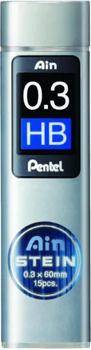 Vista 9 de Pentel Lápiz mecánico, Ain Stein, 0.012 in, 2B (C273-2B)