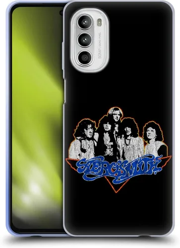 Vista 88 de Head Case Designs Officially Licensed Aerosmith Back in The Saddle Again Classics Gel Case [Military Grade Protection] Compatible with Moto E7