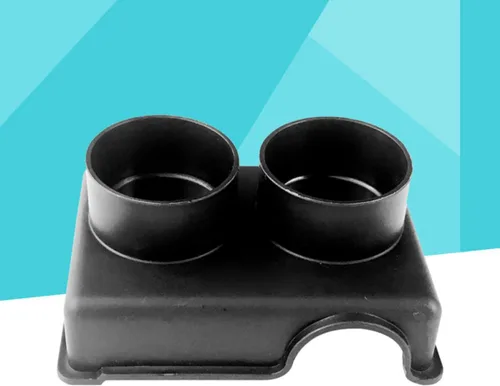 Vista 6 de Reptile Feeding Box with Split Use, PP Black for Small Pets