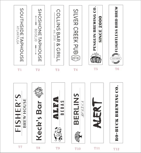Vista 6 de Mango de grifo de cerveza de arce y nogal personalizado de 8 pulgadas, mango de barra grabado con láser personalizado para barril, boda, pareja