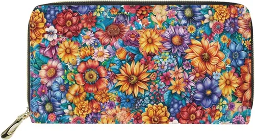 Vista 15 de Mumeson Durable Wallet Monedero Portátil Cosméticos Bolsa Maquillaje Bolsa con Correa