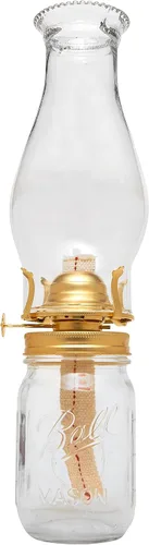 Vista 4 de Creative Hobbies Chimenea de vidrio con parte superior de cuentas, reemplazo elegante para quemadores de aceite vintage 3 x 8.5 pulgadas