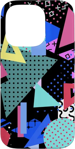 Vista 17 de 80s Geometric Memphis Pattern Vintage 1980s 90s Phone Cover Case for iPhone 17