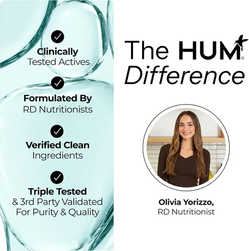 Vista 6 de HUM Stack & Sculpt Peptides + Creatina en polvo, bayas mixtas, 30 porciones