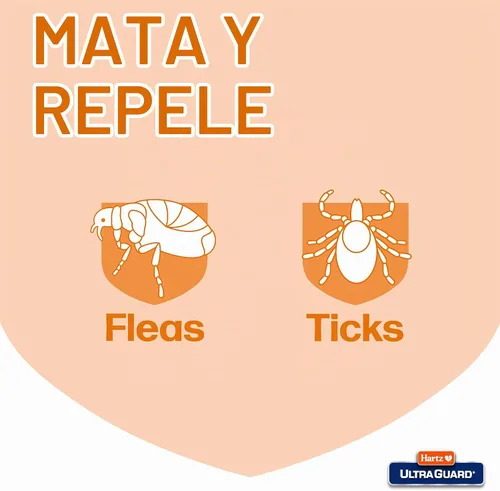 Vista 3 de Shampoo para perros Hartz UltraGuard contra pulgas y garrapatas con avena, botella de 18 onzas