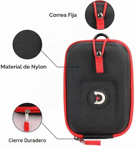 Vista 6 de ACHIX Funda rígida para telémetro de golf, compatible con Bushnell/Callaway/Tectectectec, bolsa de transporte universal para telémetro láser