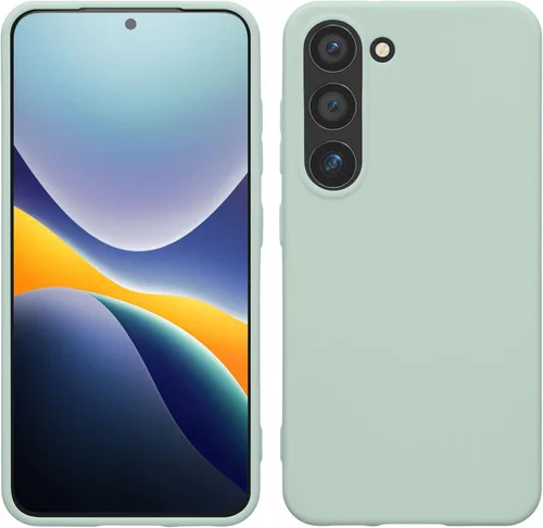 Vista 164 de kwmobile Funda compatible con Samsung Galaxy S23 - Funda protectora de silicona TPU suave y delgada - Piedra antigua