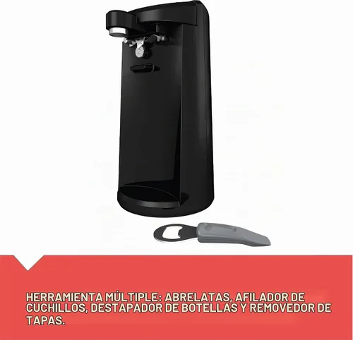 Vista 6 de BLACK+DECKER Abrelatas eléctrico extra alto EasyCut