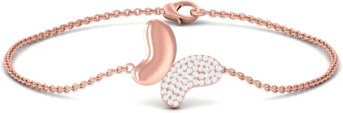 Vista 2 de Pulsera de diamantes de 14 quilates pulsera de mariposa grabada en oro pulsera ajustable de cadena dorada pulsera con dije para mujer pulsera
