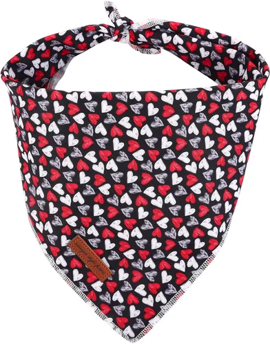 Vista 16 de Unique Style Paws Bandanas para perros, 1 unidad, lavables, de algodón, triangular, para otoño, con margaritas de abeja, para perros y gatos