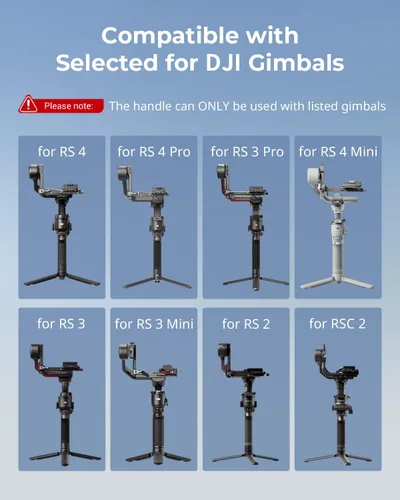 Vista 2 de SmallRig Mango Eslinga Empuñadura de Cardán para DJI RS 2 / RSC 2 / RS 3 / RS 3 Pro/RS 3 Mini/RS 4 / RS 4 Pro/RS 4 Mini, Empuñadura Ajustable