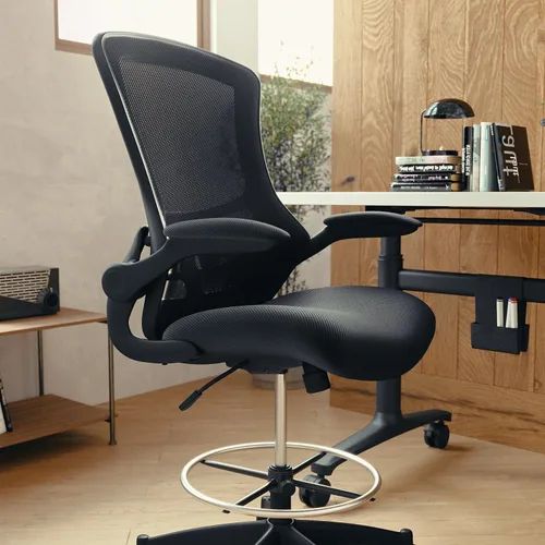 Vista 7 de Flash Furniture - Sillas de malla para oficina Malla Negra