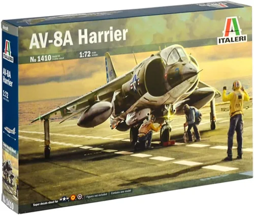 Vista 6 de Italeri ITA1410 1:72 AV-8A Harrier [Kit de construcción de modelos]