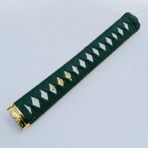 Vista 10 de Japanese Samurai Katana Sword Handle Tsuka10.2'' Alloy/Copper/Iron Fittings Real or Fake Samegawa