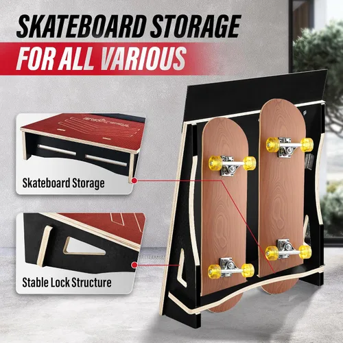 Vista 8 de Yes4All Skateboard Ramp, Bike Ramp for Beginners, 220 lb Capacity
