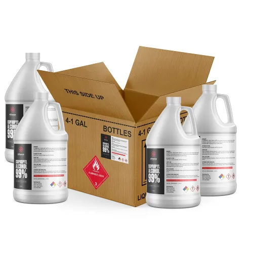 Vista 13 de Alcohol isopropílico 99% - Botella de 1 cuarto de galón - Alcohol concentrado de alta pureza para una limpieza eficaz - Secado rápido, IPA de origen