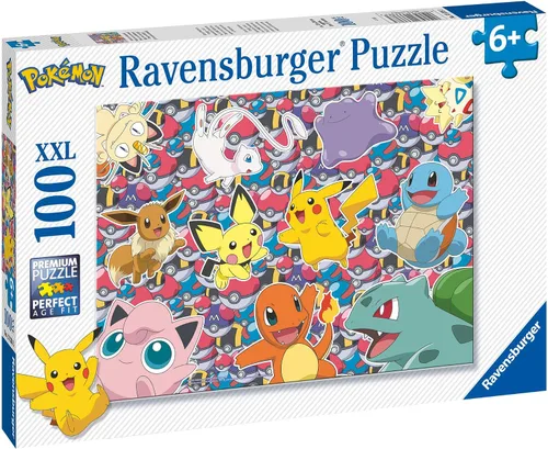 Vista 4 de Rompecabezas de Ravensburger Pokémon para niños a partir de 6 años - XXL 100 piezas - Juguetes de Pikachu