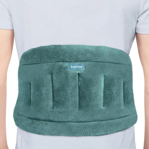 Vista 8 de SuzziPad Almohadilla térmica para microondas para la espalda baja, almohadillas térmicas para microondas para molestias abdominales, dolor