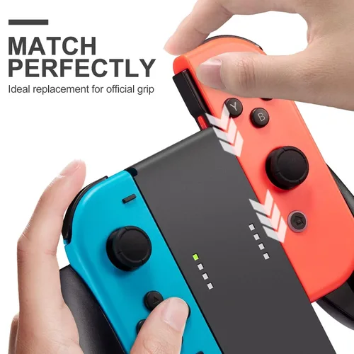 Vista 3 de Gepicest Switch Accessories Grip Holder for Switch Controller Compatible with Switch Handheld Remote, Kit Set Grips Holder for Dual Remote