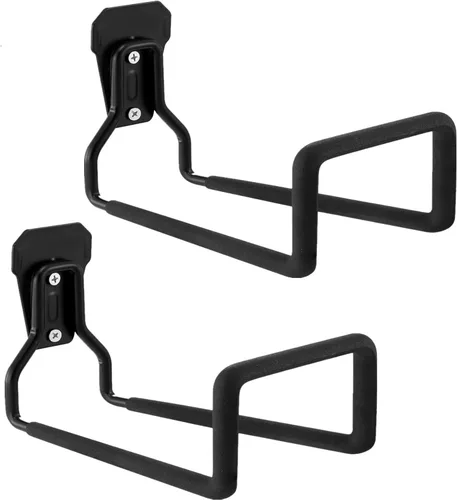Vista 9 de Percha de Manguera, Soporte de Manguera de Metal Resistente para Montaje en Pared, Gancho para Manguera de Jardín/Manguera Extensible/Carrete
