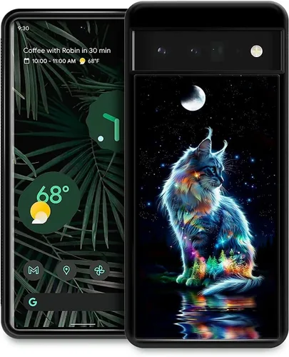 Vista 244 de Compatible con Google Pixel 4A 5G Mobile Case Creative Acrylic Panel trasero Silicona Protección Grip especialmente diseñado para Google Pixel 4A 5G
