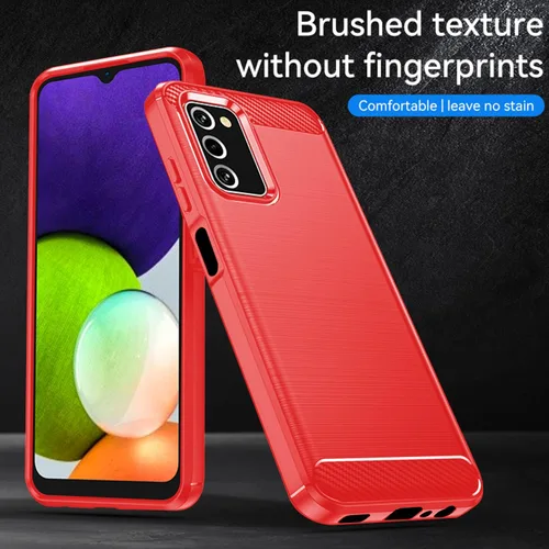 Vista 6 de Osophter Para Galaxy A03S Case SM-A037U Caso Absorción De Golpes Flexible TPU Caucho Protector De Teléfono Celular Para Samsung Galaxy A03S US