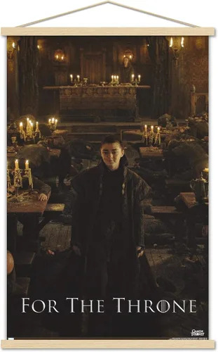 Vista 15 de Trends International Juego de tronos - Póster de pared de Arya Stark, 14.725 x 22.375 pulgadas, versión enmarcada de madera de granero