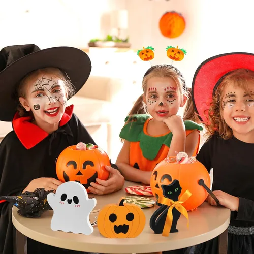 Vista 5 de COCHIE - 3 bonitas decoraciones de mesa de Halloween espeluznantes