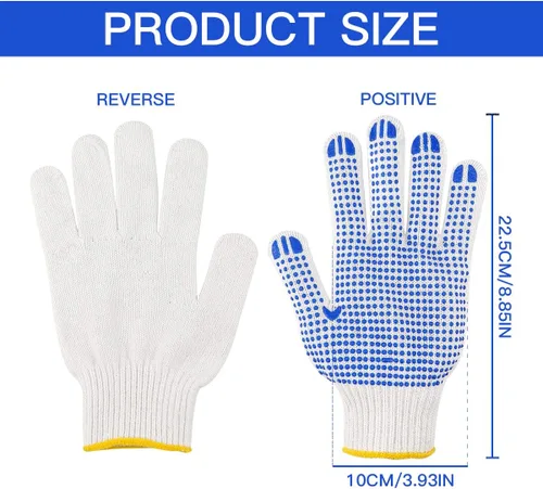 Vista 2 de Guantes antimordeduras para animales pequeños, azul, unisex, 13cm/5in