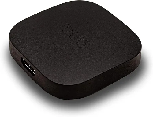 Vista 2 de ONN Android TV 4K UHD Dispositivo de transmisión con control remoto por voz Asistente de Google y cable HDMI de alta velocidad (100026240) Negro